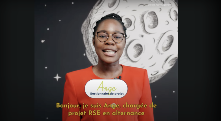 Découvrez Ange, alternante chargée de projet RSE chez Seqens !